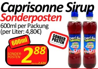 Wurstico Caprisonne Sirup 600ml Angebot
