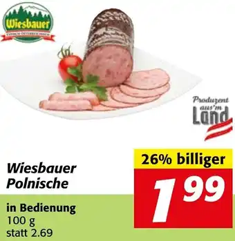 Strasser Markt Wiebauer Polnische 100g Angebot