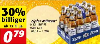 Strasser Markt Zipfer Märzen 0,33l Angebot