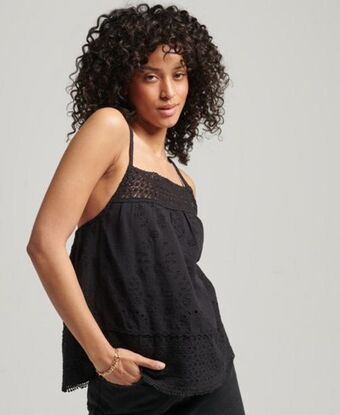 Superdry Vintage woven lace cami top Angebot