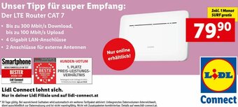 Lidl Unser Tipp für Super Empfang: Der LTE Router CAT 7 Angebot