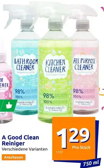 Action A Good Clean Reiniger 750 ml Angebot