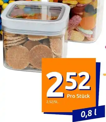 Action Curver Dry Cube Frischhaltebox 0,8L Angebot