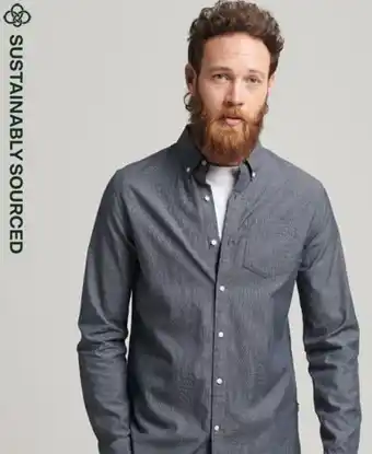 Superdry Organic cotton micro check shirt Angebot