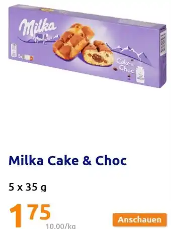 Action Milka Cake & Choc 5 x 35 g Angebot