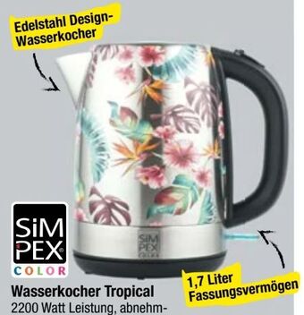 Maximarkt Wasserkocher tropical Angebot