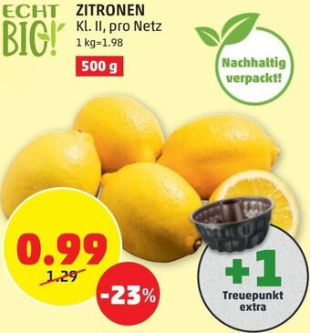PENNY Zitronen 500 g Angebot