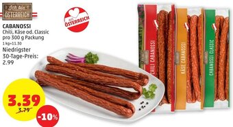 PENNY Cabanossi 300g Angebot