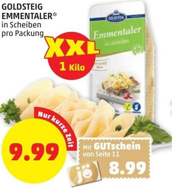 PENNY Goldsteig Emmentaler 1 kilo Angebot