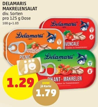 PENNY Delamaris Makrelensalat 125g Angebot