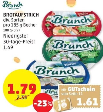 PENNY Brunch Brotaufstrich 185g Angebot