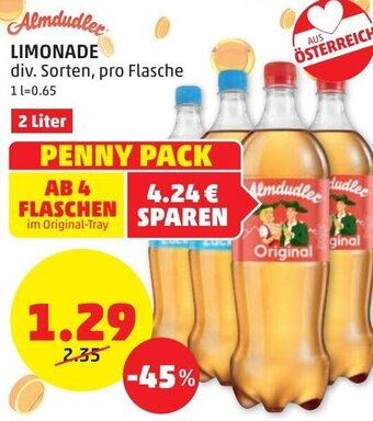 PENNY Almdudler Limonade Angebot