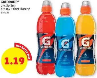 PENNY Gatorade 0,75 Liter Angebot