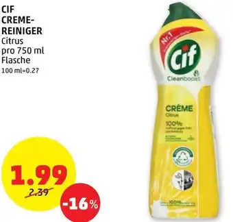 PENNY CIF Cremereiniger 750 ml Angebot