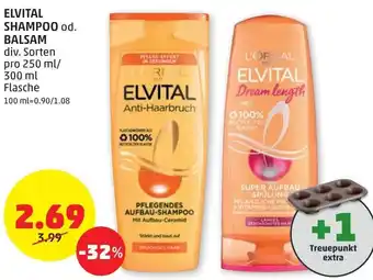 PENNY Elvita Shampoo od. Balsam 300 ml Angebot
