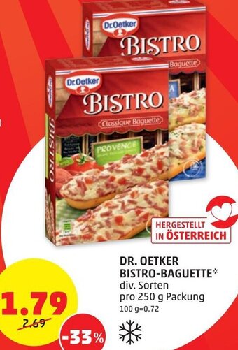 PENNY Dr. Oetker Bistro-Baguette 250g Angebot