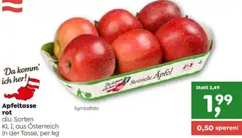 ADEG Apfeltasse rot Angebot