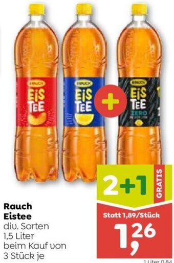 ADEG Rauch Eistee 1,5 Liter Angebot