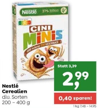 ADEG Nestlé Cerealien 200-400 g Angebot
