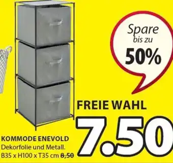 JYSK Kommode Enevold B35 x H100 x T35 cm Angebot