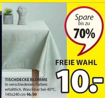 JYSK Tischdecke Blomme 140x240 cm Angebot