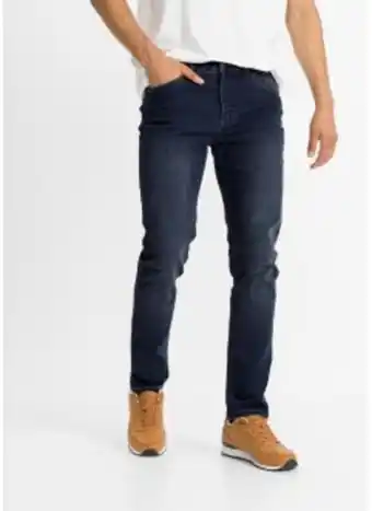 Bonprix Slim fit thermo-stretch-jeans, straight Angebot