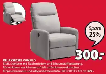 JYSK Relaxsessel Vonsild B78xH111xT97 cm Angebot