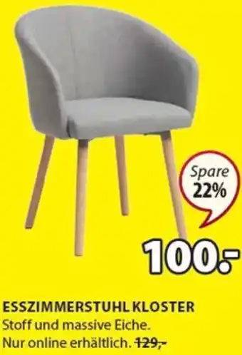 JYSK Esszimmerstuhl Kloster Angebot