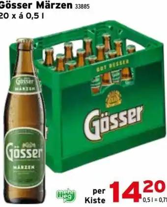 Salzburger Lagerhaus Gösser Märzen 20 x 0,5 Liter Angebot
