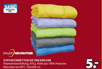 JYSK Synthetikbettdecke Dreamzone 135x200cm Angebot