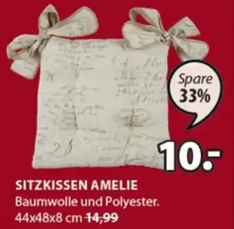 JYSK Sitzkissen Amelie 44x48x8 cm Angebot