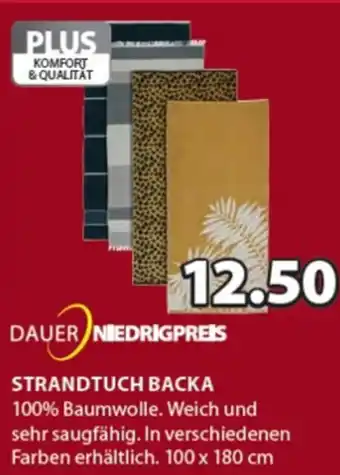 Strandtuch Backa 100x180cm