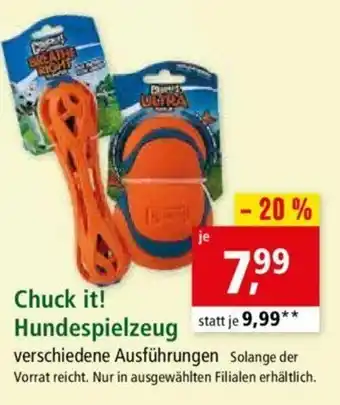 Fressnapf Chuck It! Hundespielzeug Angebot