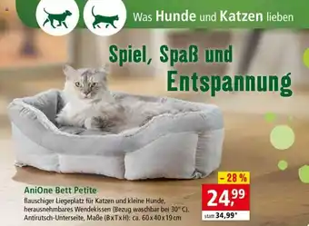Fressnapf AniOne Bett Petite Angebot