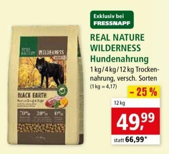 Fressnapf Real Nature Wilderness Hundenahrung 12kg Angebot