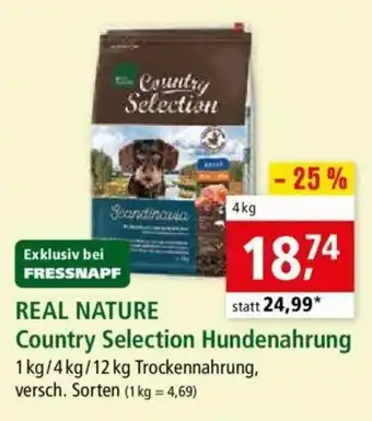 Fressnapf Real Nature Country Selection Hundenahrung Angebot