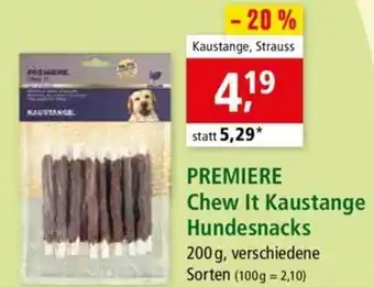 Fressnapf Premiere Chew It Kaustange Hundesnacks 200g Angebot