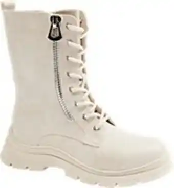 Deichmann Gefütterte schnürboots in beige Angebot