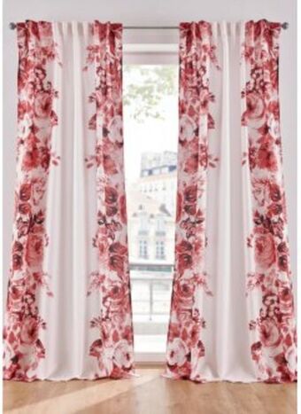 Bonprix Microfaser vorhang mit blumenmuster (1er pack) Angebot