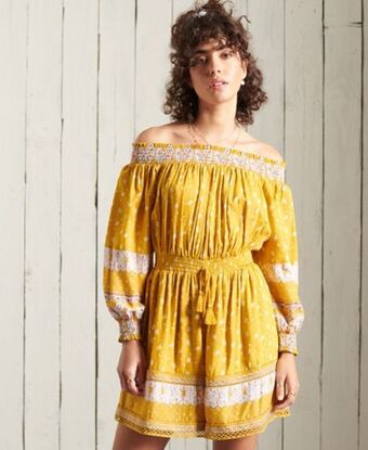 Superdry Ameera off the shoulder playsuit Angebot