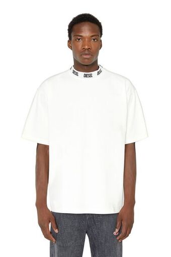 Diesel T-shirt mit logo-rollkragen Angebot