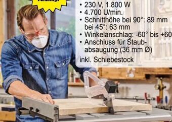 Zgonc Tischkreissäge te-ts 254 t Angebot
