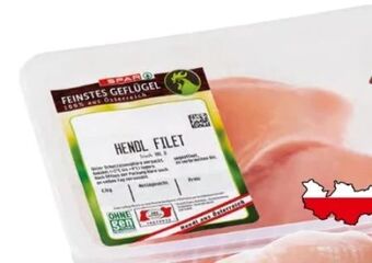 Eurospar Feinstes geflügel hendlfilet Angebot