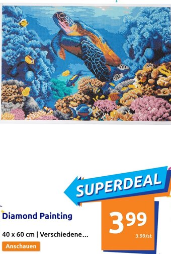 Action Diamond Painting 40 x 60 cm Angebot