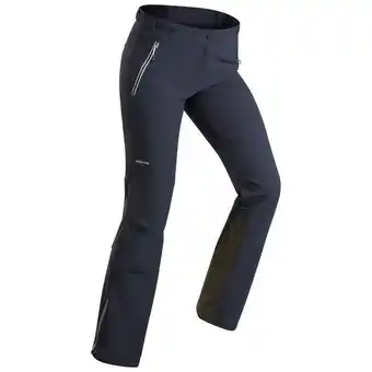 Decathlon Softshellhose winterwandern sh900 warm wasserabweisend damen blau Angebot