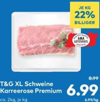 T&G T&G XL Schweine Karreerose Premium 2kg. Angebot