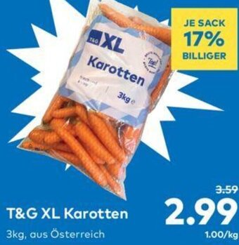 T&G T&G XL Karotten 3kg Angebot