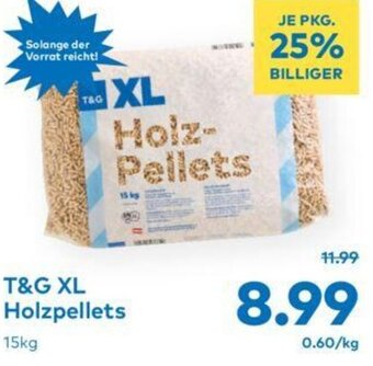 T&G T&G XL Holzpellets 15kg Angebot