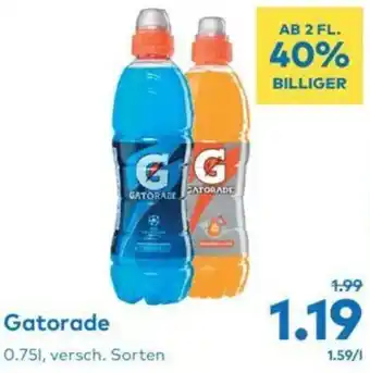 T&G Gatorade 0.75l Angebot