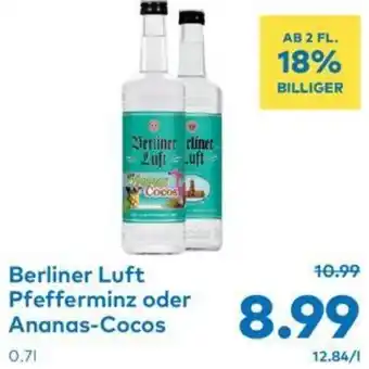 T&G Berliner Luft Pfefferminz oder Ananas-Cocos 0.7l Angebot